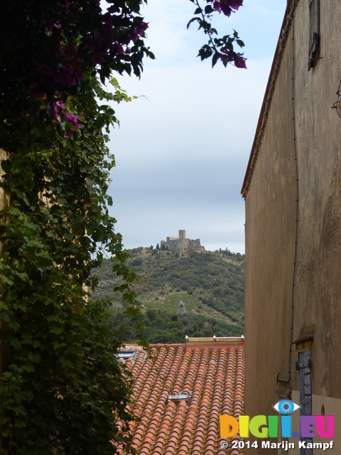 FZ007328 Fort on hills by Collioure